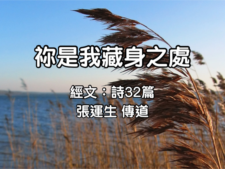 祢是我藏身之處